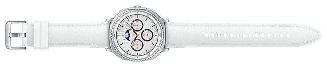 Digital 46 mm Smartwatch Rund IP68 40 h 327 ppi  Galaxy Watch8 Classic (Silber) 