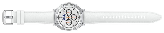 Digital 46 mm Smartwatch Rund IP68 30 h 327 ppi 4G  Galaxy Watch8 Classic (Silber) 