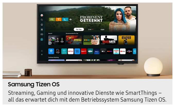LED 61 cm (24 Zoll) Fernseher Full HD VESA 100 x 100 mm GU24F6009FU 