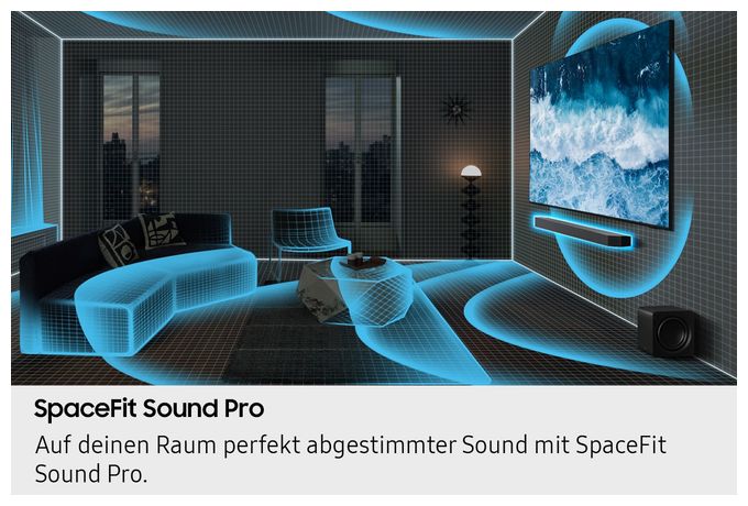 Soundbar 11.1.4 Kanäle  HW-Q995GF/ZG (Titan, Schwarz) 