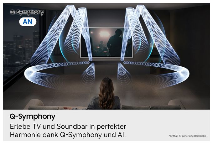 Soundbar 7.1.2 Kanäle  HW-QS95GH/ZG (Schwarz, Titan) 