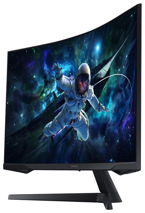 Quad HD Monitor 81,3 cm (32 Zoll) 16:9 1 ms 300 cd/m²  Odyssey LS32CG554EUXEN (Schwarz) 