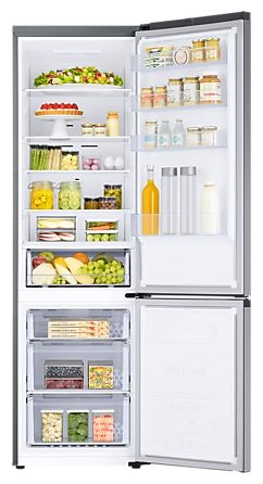 276 l / 114 l Kühl-Gefrierkombi freistehend NoFrost 211 kWh Jahr  RB38C600DSA (Edelstahl) 