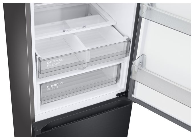 276 l / 114 l Kühl-Gefrierkombi freistehend NoFrost 108 kWh Jahr  RB38C7B5AB1 (Schwarz) 