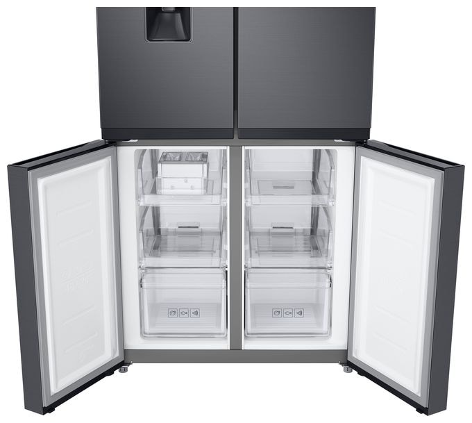 Side-by-Side Kühl-/ Gefrierkombination French Door 298 kWh NoFrost 1793 mm x 833 mm  RF48A401EB4EF (Anthrazit) 