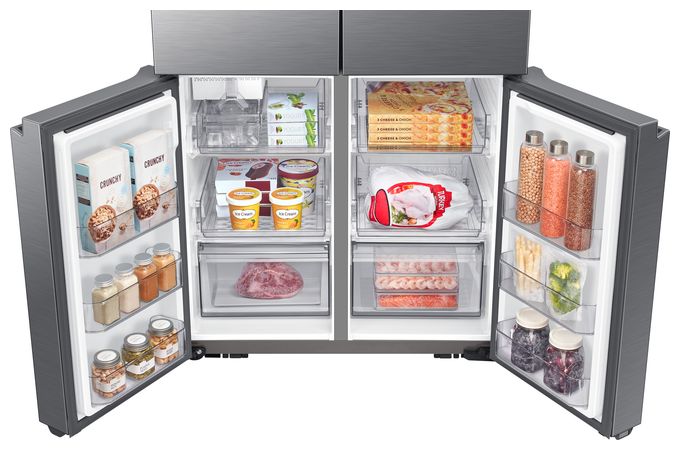 Side-by-Side Kühl-/ Gefrierkombination French Door 390 l / 259 l 362 kWh 1746 mm x 912 mm  RF59C700ES9 (Silber) 