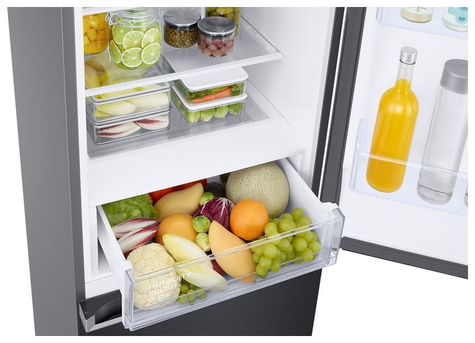 276 l / 114 l Kühl-Gefrierkombi freistehend NoFrost 169 kWh Jahr  RL38C600CB1 (Schwarz) 