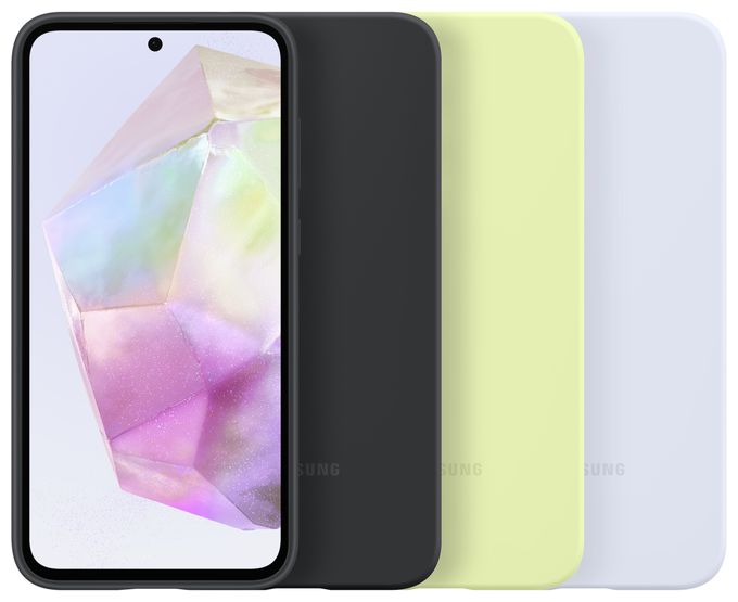 Cover für Samsung Galaxy A35  Silicone (Schwarz) 