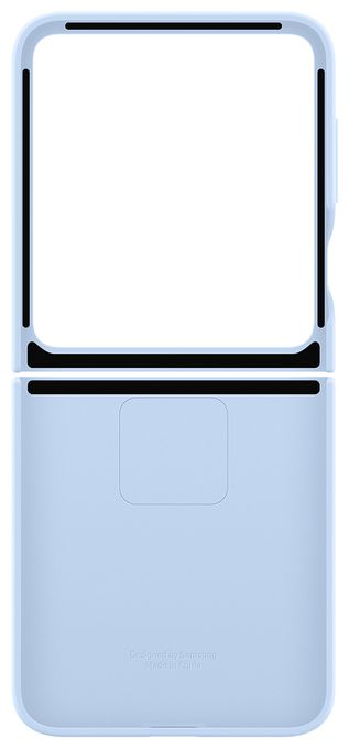 Cover für Samsung Galaxy Z Flip6  Silicone Ring Case (Blau) 