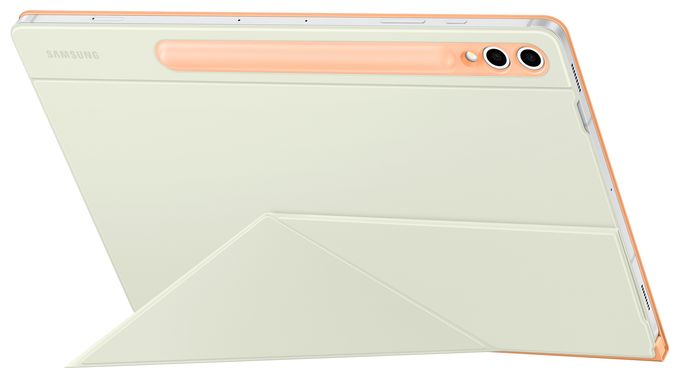 Folio für Samsung Galaxy Tab S10+, Galaxy Tab S9+, Galaxy Tab S9 FE+ bis 31,5 cm (12.4") Kratzresistent (Orange) Smart Book Cover 