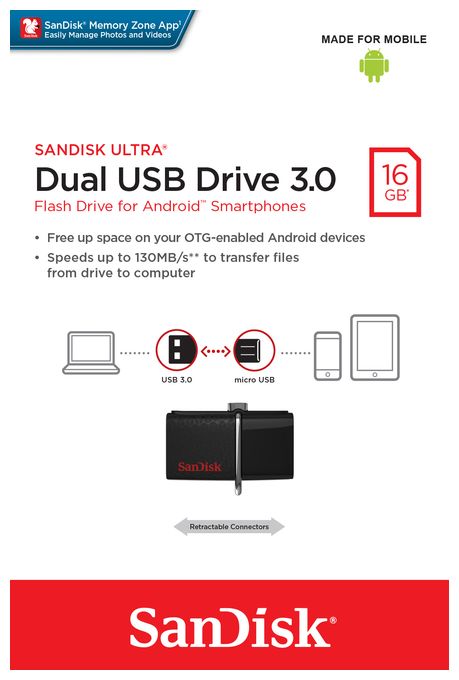 Ultra Dual USB Drive 3.0 
