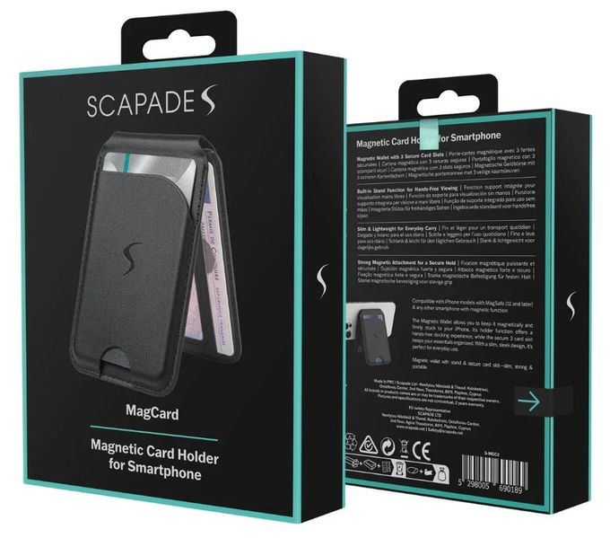Kartenhalter  MagCard Pro (Schwarz) 