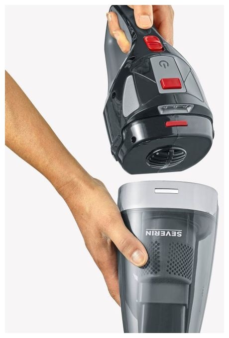 Handstaubsauger Beutellos bis 50 min Laufzeit 18,5 V  HV7147 (Schwarz, Grau, Rot) 