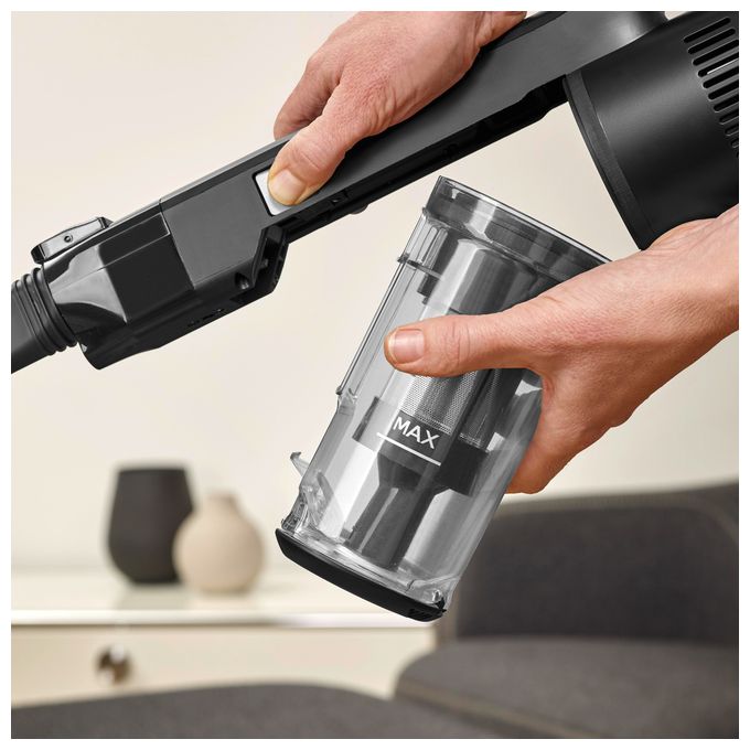 Handstaubsauger Beutellos bis 45 min Laufzeit 21,6 V HEPA (Schwarz, Blau, Silber) HV7151 