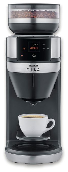 1 Tassen Filterkaffeemaschine  KA4852 (Schwarz, Silber) 