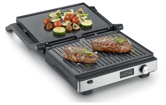 2000 W mit 290 x 230 mm Fläche  KG2380 Sevini Flex (Schwarz, Silber) 
