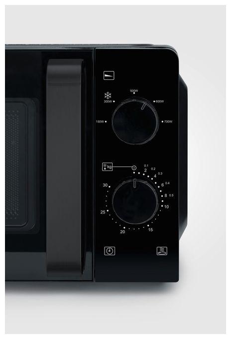 Freistehende Mikrowelle 700 W Größe: klein 6 Stufen  MW7580 (Schwarz) 