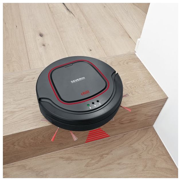 Saugroboter 90 min Akku  RB7025 Chill (Schwarz, Grau, Rot) 