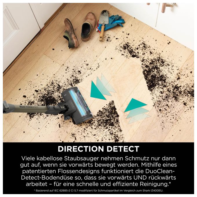 Handstaubsauger Beutellos bis 70 min Laufzeit Allergie-Filter  IP3256EUT PowerDetect Clean & Empty (Braun) 