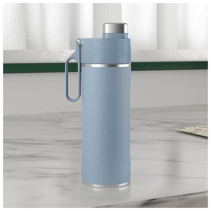 Kunststoff, Edelstahl  Thirsti 530ml (Blau) 