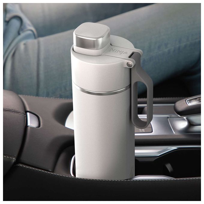 Kunststoff, Edelstahl  Thirsti 700ml (Weiß) 