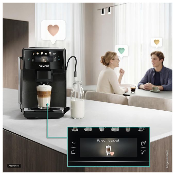 Kaffeevollautomat 15 bar 1,8 l 300 g  EQ600 TP603E08 iAroma (Schwarz) 
