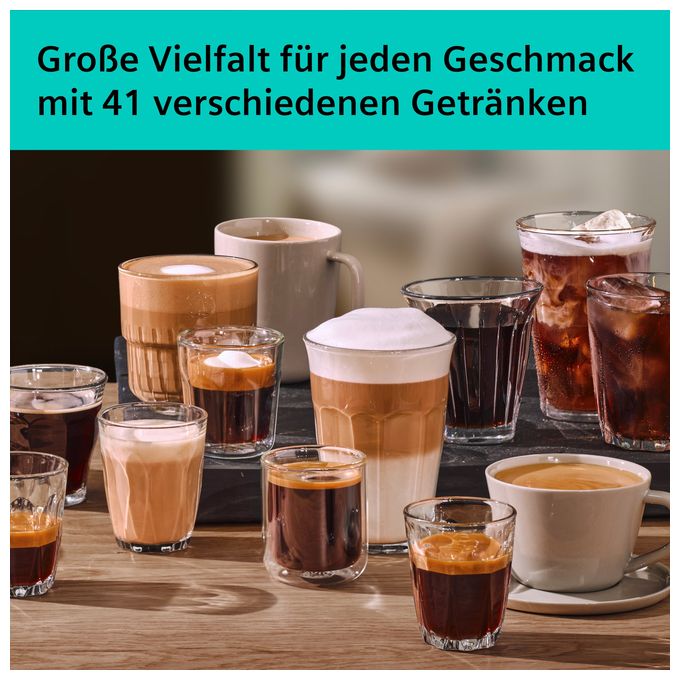 Kaffeevollautomat 19 bar 2,4 l 320 g  EQ700 TQ725E03 iAroma (Schwarz) 