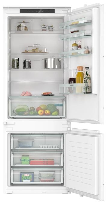 285 l / 98 l 194 cm Einbau Kühl-/Gefrierkombination 256 kWh NoFrost iQ100 KB96NNSE0 Schlepptür 