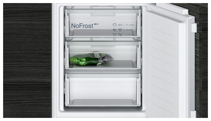 184 l / 76 l 177,5 cm Einbau Kühl-/Gefrierkombination 234 kWh NoFrost iQ100 KI86NNFE0 