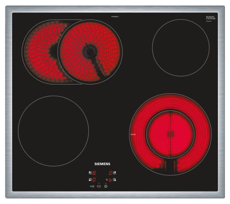 Glaskeramik Kochfeld/Herdplatte 4 Zone(n) iQ300 EF645BNN1E herdgebundenes 60cm 