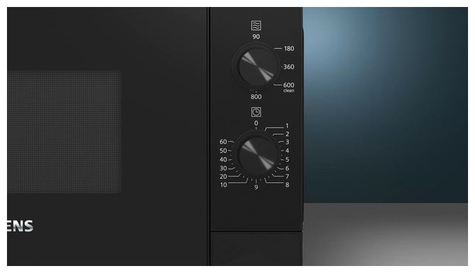 Freistehende Mikrowelle 800 W Größe: klein 5 Stufen  iQ300 FF020LMB2 (Schwarz) 