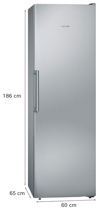 242 l Gefrierschrank 234 kWh Jahr NoFrost  iQ300 GS36NVIEP (Edelstahl) 