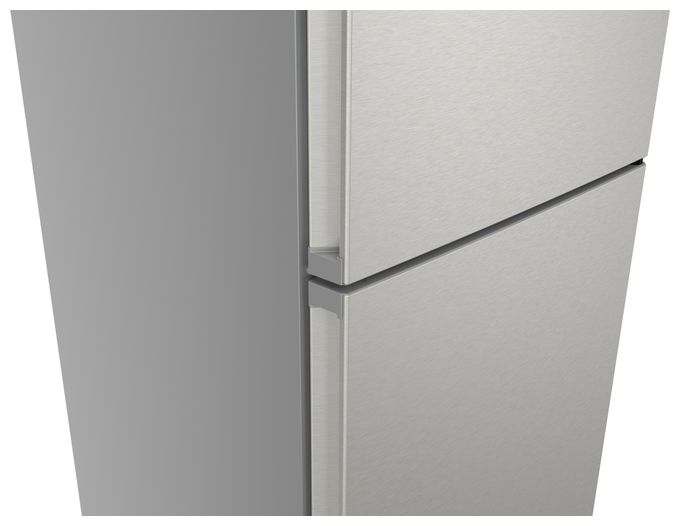 218 l / 103 l Kühl-Gefrierkombi freistehend NoFrost 111 kWh Jahr  iQ300 KG36NVIAG (Edelstahl) 
