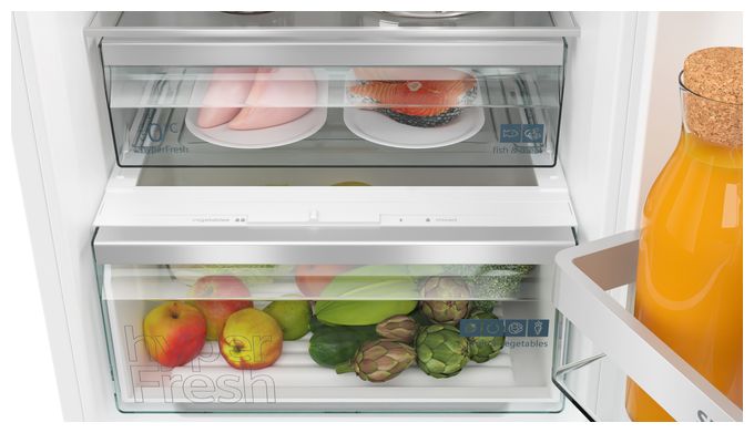184 l Kühlteil 76 l Gefrierteil 177,5 cm Einbau Kühl-/Gefrierkombination NoFrost iQ300 KI86NVFE0 