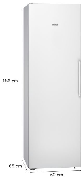 346 l / Kühl-Gefrierkombi freistehend 116 kWh Jahr  iQ300 KS36VVWEP (Weiß) 