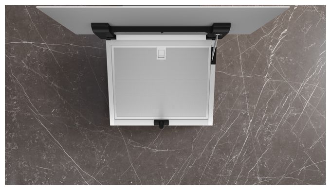 Abluft/Umluft Dunstabzugshaube/Esse Wand 60 cm (Weiß) iQ300 LC67KFN20 