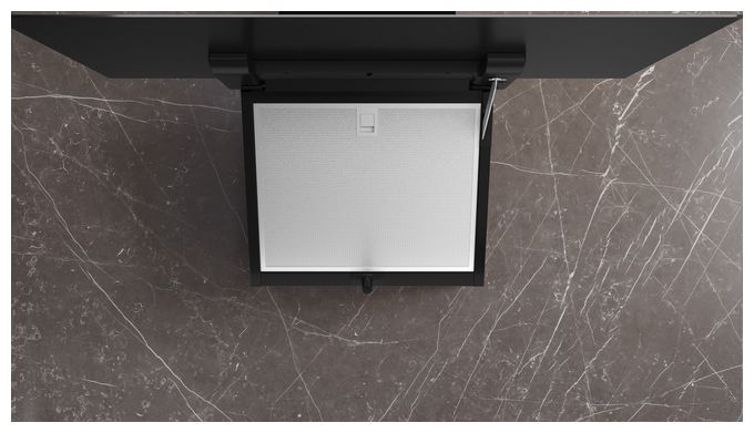 Abluft/Umluft Dunstabzugshaube/Esse Wand 80 cm (Schwarz) iQ300 LC87KFN60 