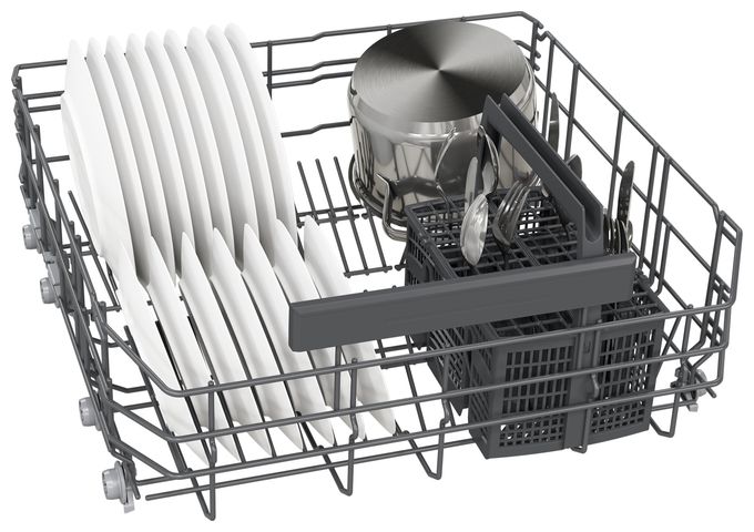 60 cm Geschirrspüler vollintegriert (ohne Front) Sehr leise 13 Maßgedecke aquaStop Funktion Wärmetauscher iQ300 SN63HX16AE 