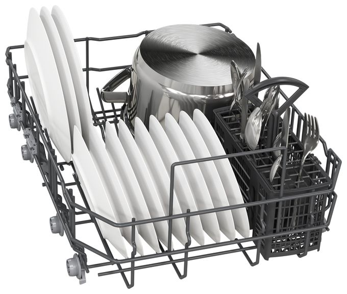 45 cm Geschirrspüler Voll integriert Leise 10 Maßgedecke aquaStop Funktion Wärmetauscher iQ300 SR61HX23KE 