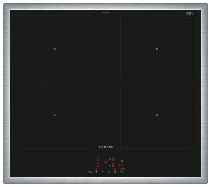 60 cm Induktions Kochfeld/Herdplatte 4 Zone(n) iQ500 EM645CQB6E herdgesteuert 