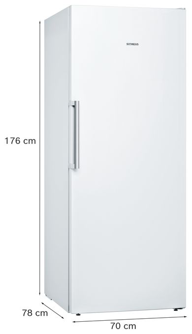 328 l Gefrierschrank 170 kWh Jahr NoFrost  iQ500 GS54NAWCV (Weiß) 