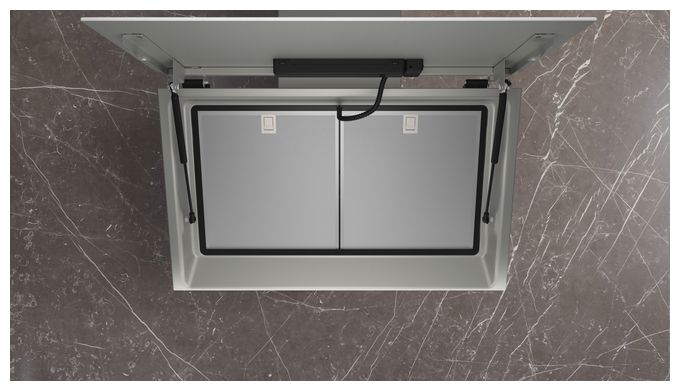 Abluft/Umluft Dunstabzugshaube/Esse Wand 80 cm (Weiß) iQ500 LC81KAN20 
