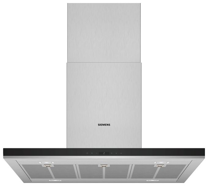 Abluft/Umluft Dunstabzugshaube/Esse Insel 90 cm (Edelstahl) iQ500 LF98BIP50 