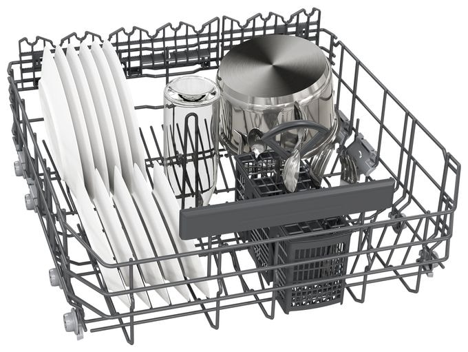 60 cm Geschirrspüler teilintegriert (ohne Front) Sehr leise 14 Maßgedecke aquaStop Funktion Heat exchanger/Drying assistant IQ500 SN15EW06CS 