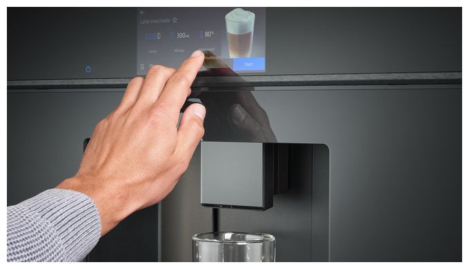 Kaffeevollautomat 19 bar 400 g (Schwarz) iQ700 CT918L1D0 Einbau 