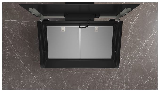 Dunstabzugshaube Wand 80 cm Abluft/Umluft (Schwarz) iQ700 LC81KAN65 