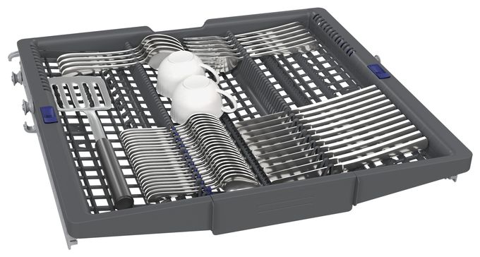 60 cm Geschirrspüler teilintegriert (ohne Front) Leise 14 Maßgedecke aquaStop Funktion Zeolithe iQ700 SN57TS00CE 