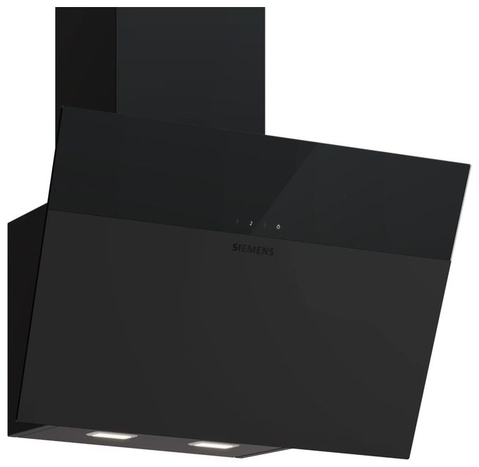 Dunstabzugshaube Wand 60 cm Abluft/Umluft (Schwarz) iQ300 LC65KDFDK 
