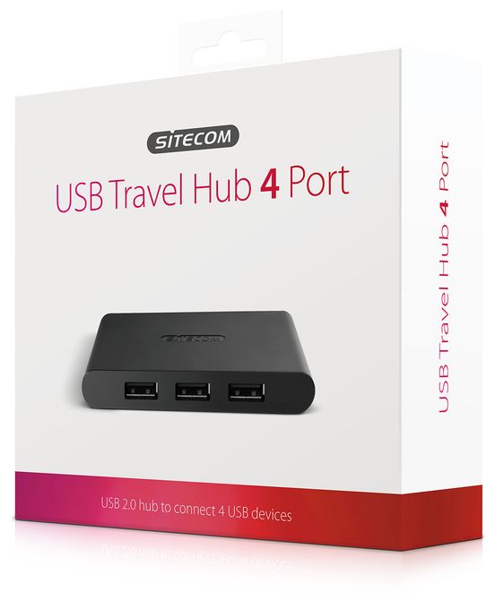 CN-080 USB 2.0 Travel Hub 4 Port 