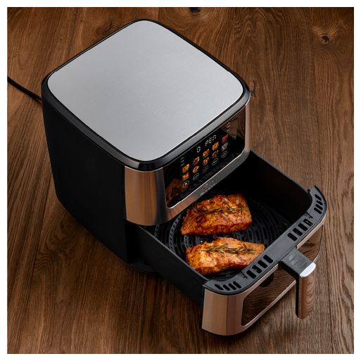 Heißluftfritteuse 7,5 l 1870 W  Air Fry & Dry XL (Schwarz, Silber) 